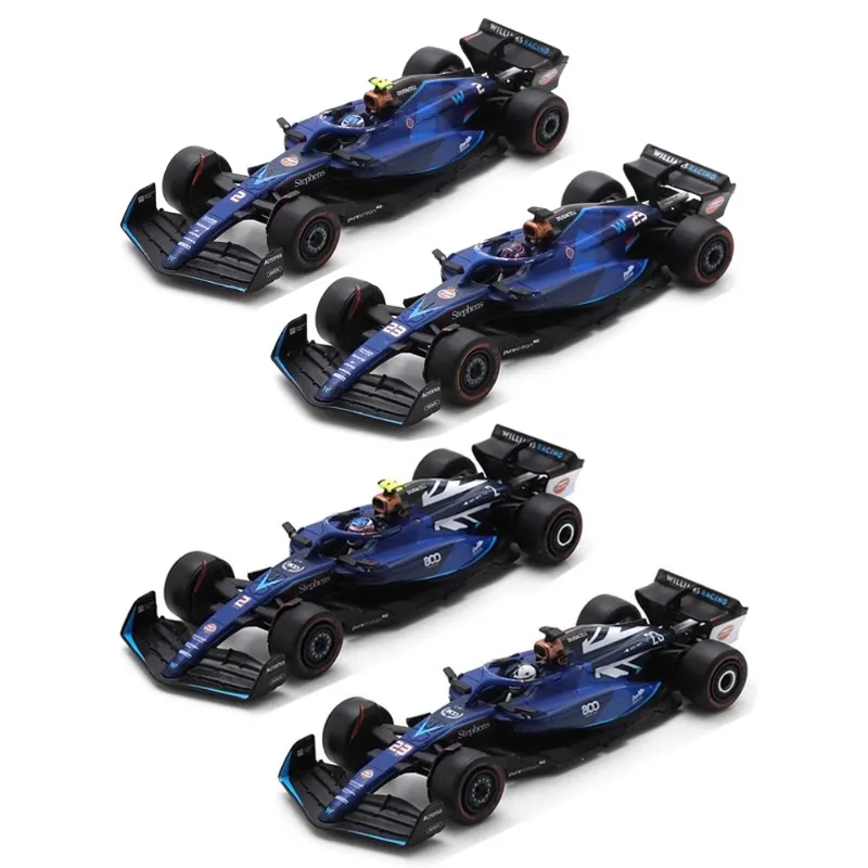 Spark 1/64 Williams FW45 F1 British Grand Prix diecast alloy model, children's collection toys, holiday gifts for children.