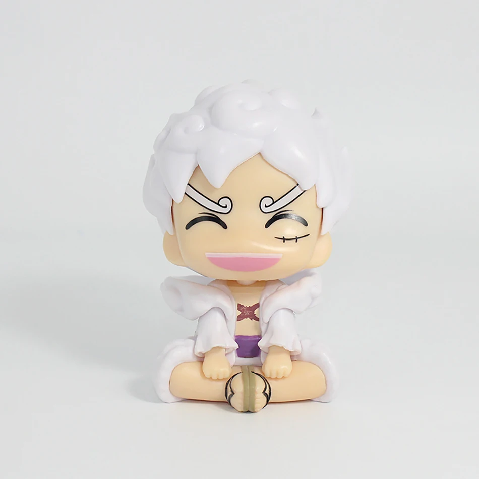Nouveau une pièce Nika Luffy Gear 5 10CM Q Version Figurine Nika Statue Anime Figurine PVC modèle poupée Collection garçon jouets cadeaux