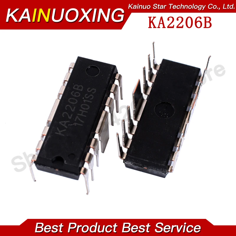 10pcs/lot New KA2206 DIP12 KA2206B 2-CHANNEL POWER AMPLIFIER IC