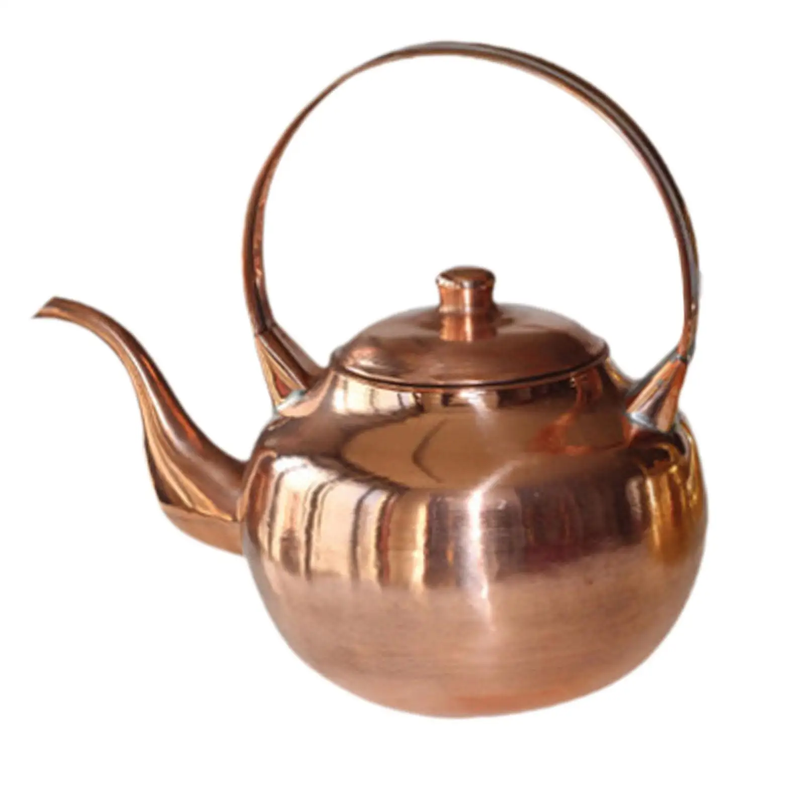 

Copper Kettle 1.2L for Gas Stoves Induction Hob Camping Induction/Gas Stoves