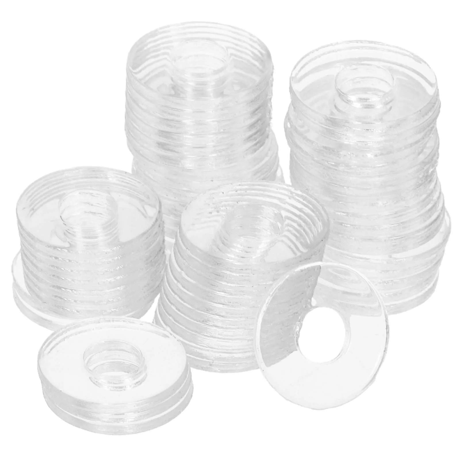 

500Pcs Insulating Vinyl Washers Durable Screw Gaskets Anti-Loose Fastening Washers Home Tool Kit Supplies Repairing Flat Gaskets