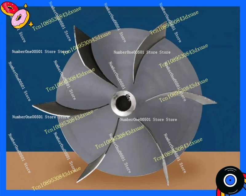Woodworking Bag Filter Impeller Dynamic Balance Blower Fan Blade Industrial Dust Collector Fan Wheel Replacement Part