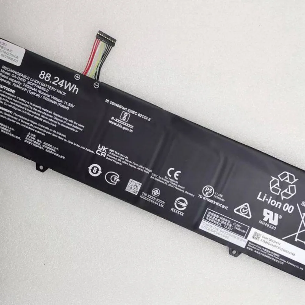 High-quality products for gbt gigabyte ga-d430 27s00-d4300-cs0s notebook 11.55v 7456mah battery