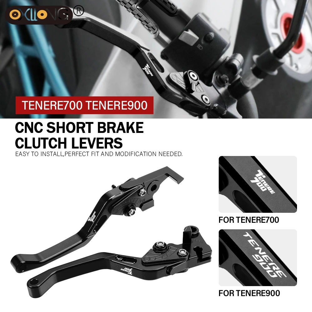 

CNC Motorcycle Short Brake Clutch Levers Accessories For YAMAHA TENERE900 TENERE700 2019 2020 2021 2022 TENERE 900 TENERE 700