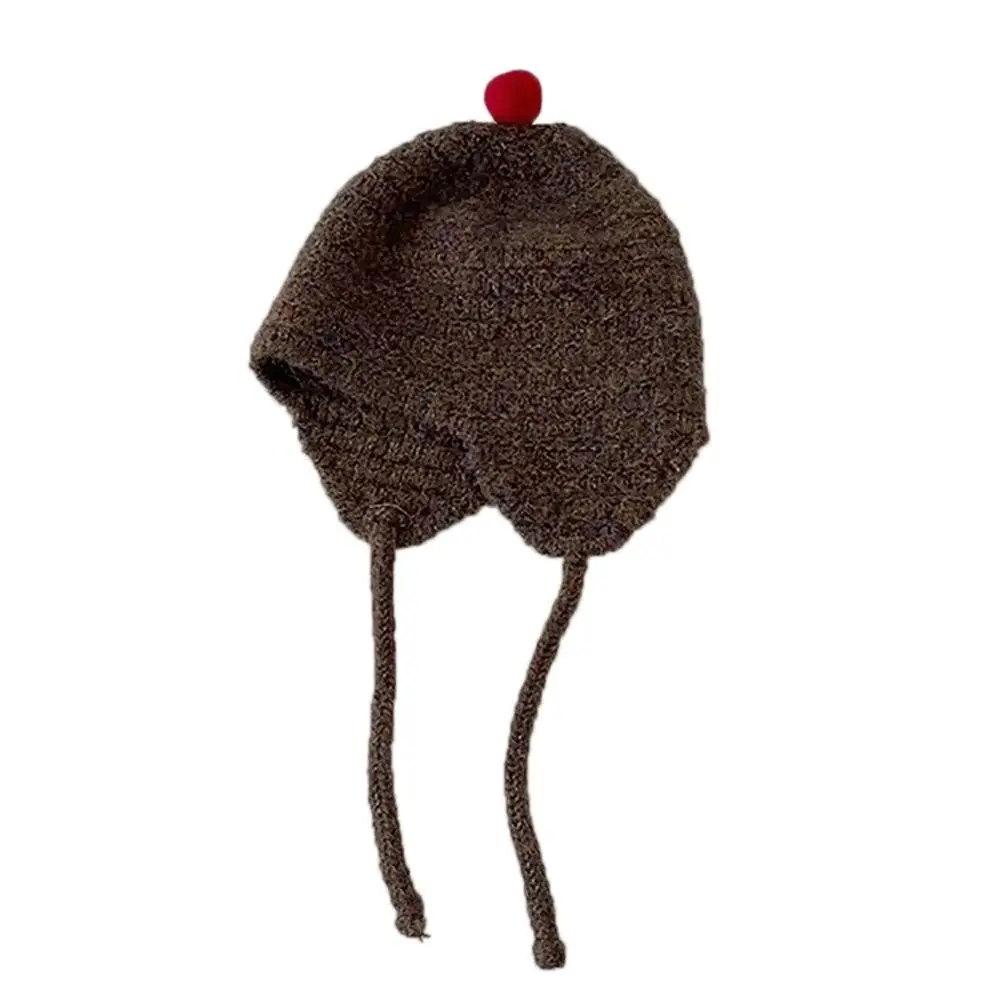 

Fashion Stretchable Beanie Cap Soft Breathable Woolen Hat Cozy 's Ear Protection Hat Autumn Winter