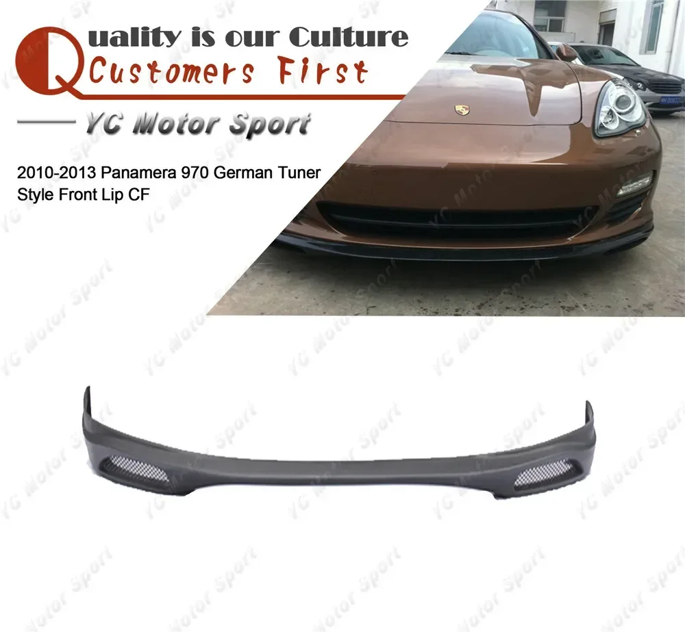 

Car Accessories Carbon Fiber GMT Style Front Lip Fit For 2010-2013 Panamera 970 Front Bumper Lower Splitter Lip