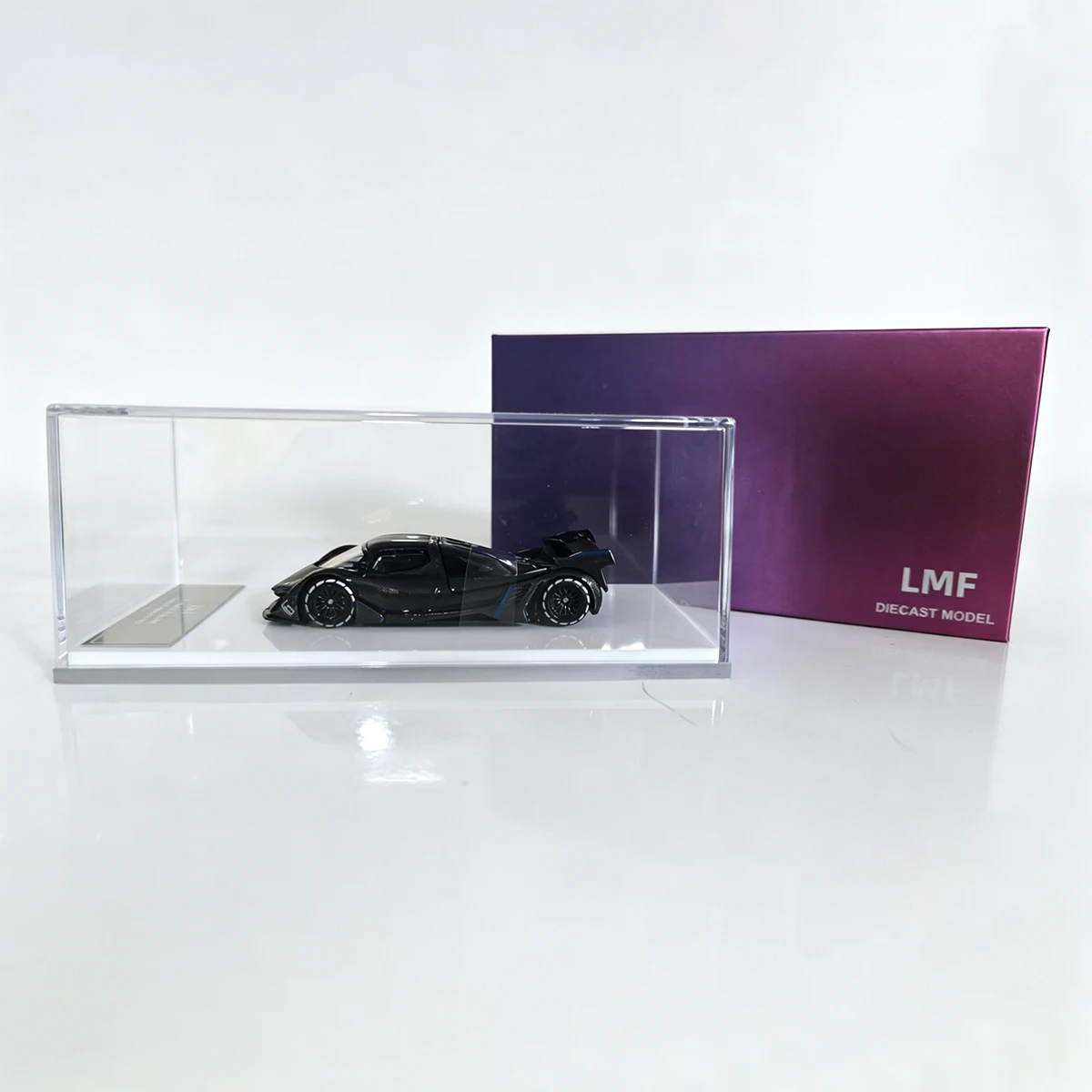 LMF Model 1:64 Devel 16 Hypercar Full Carbon Fiber Gold Trim & Silver Trim Two Color Options Diecast Model Car In Stock view 6