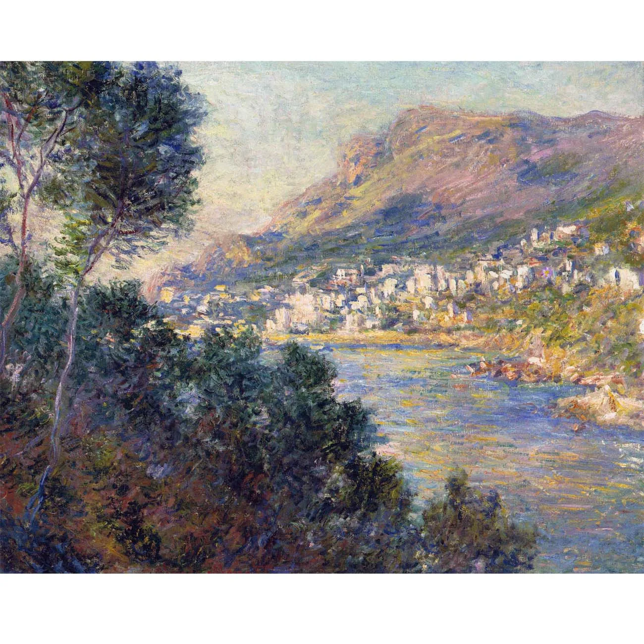 

Claude Monet artworks,Monte Carlo Seen from Roquebrune,Hand painted landscape oil painting,Decorative picture for living room