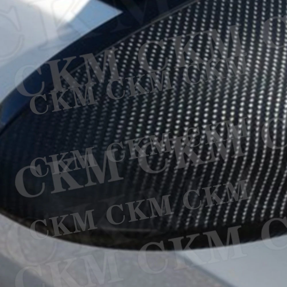 

CKMUUER Rear View Mirror Cover Carbon Fiber Car Sideview Mirror Cap Case Auto for BMW 3 Series E92 E93 M3 2009-2012