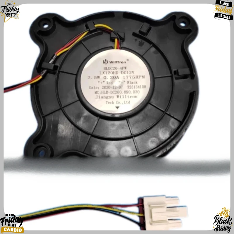Freezer compartment fan motor accessory for Jinghong BCD-529WPDC refrigerator