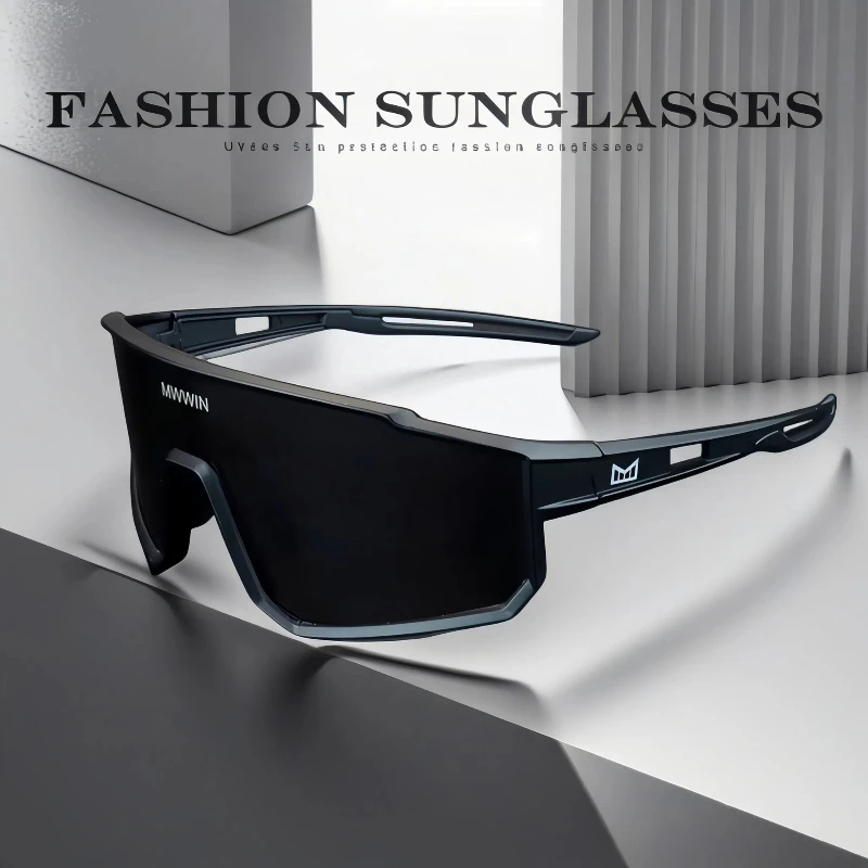 MWWINNew lunettes de cyclisme lunettes de sport lunettes de soleil hommes et femmes lunettes de randonnée vélo VTT UV400 lunettes d'extérieur