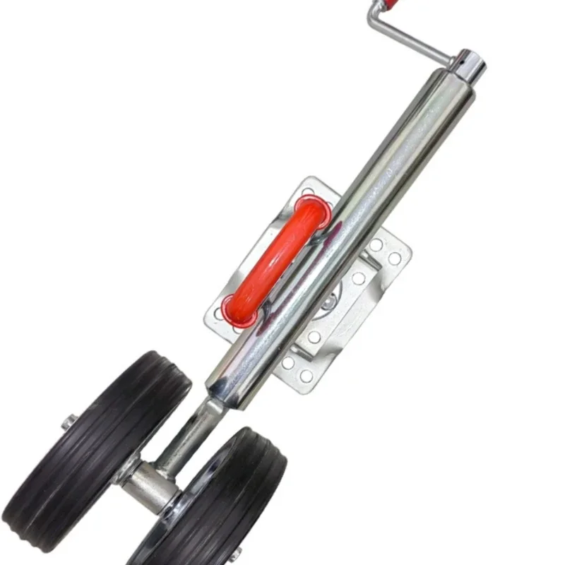 8-Inch top rocker double-wheel jack  trailer  RV guide wheel  front lift and fold knight wheel