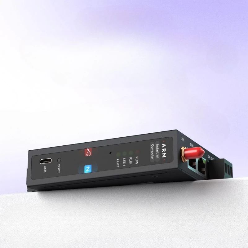 Industrial grade 4g embedded Linux industrial computer arm secondary development edge computing rk3506j gateway EC100