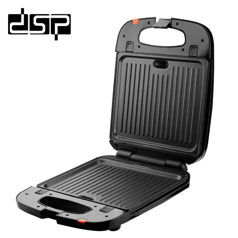 DSP High Quality 1200W 2 in 1 Interchangeable Non-stick Coating Plates 4 Slices Waffle/Grill Maker Sandwich/Grill Maker