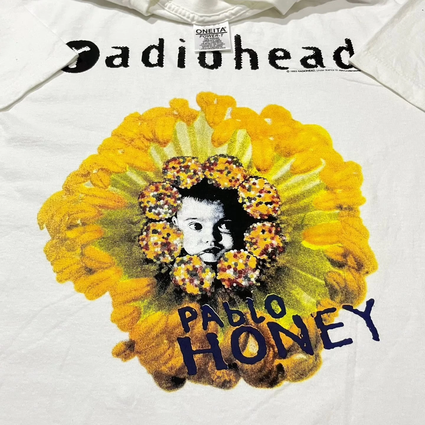 Radiohead Pablo Honey Vintage Creep Alternative Rock Band Graphic Tee Cotton Mens Womens T-Shirt Summer Vintage Streetwear