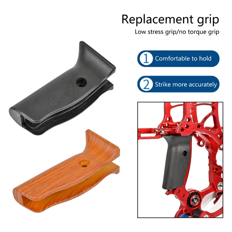 

360 Degree Rotating Archerys Grip Improves Accuracy Comfortable For Outdoor Shoot Enthusiasts Archerys Grip Replacement