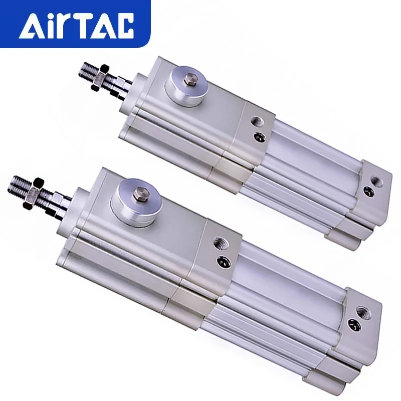 AirTAC BSAI Standard Clamping Locking Pneumatic Cylinder BSAI32/40/50/63/80/100-25X50X75X100X200X300X500X1000-S Install Fittings