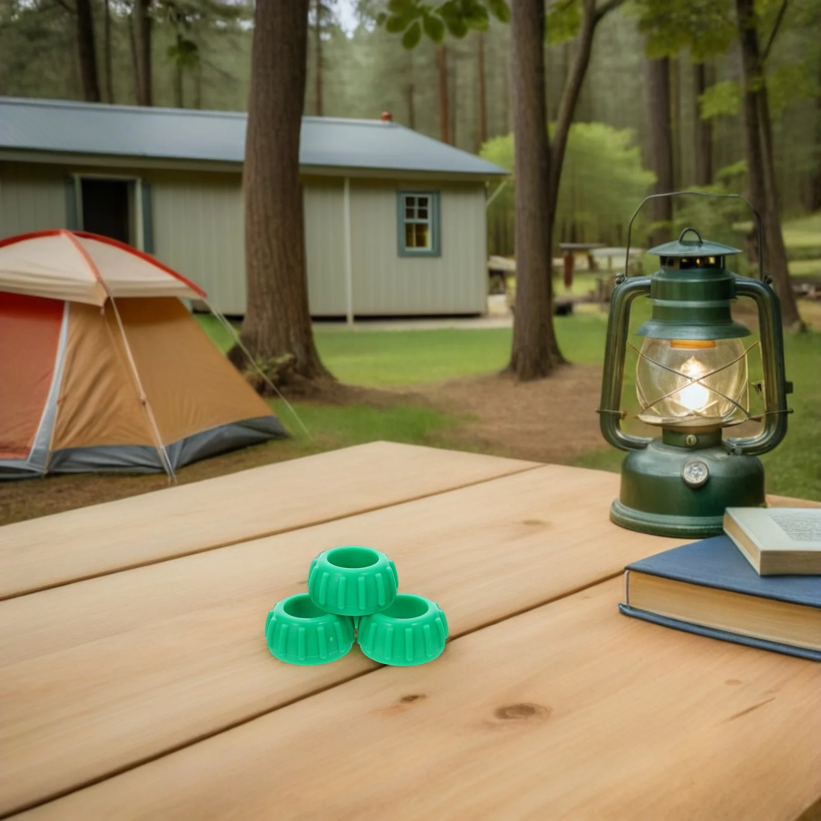 

4Pcs Slide Screw Caps Anti Slip Easy Install Playground Repair Parts Durable Plastic Cover Caps Slide Screw Cap