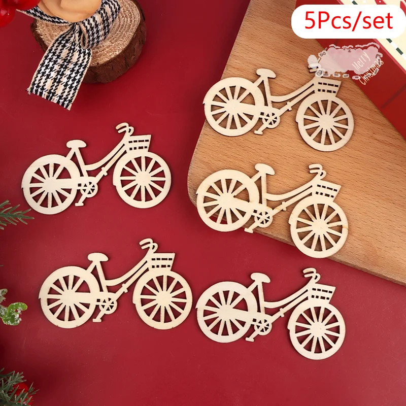 

Home Decor Toy 5Pcs Dollhouse Miniature 1:12 Scale Christmas Bike Model
