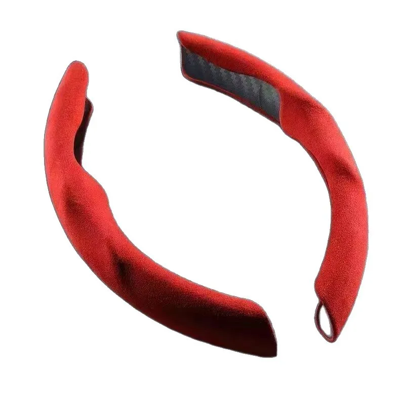 

Suede Steering Wheel Cover for Peugeot 206 208 E-208 308 2008 E-2008 3008 E-3008 5008 Rifter - Non-Slip Sweat-Absorbent