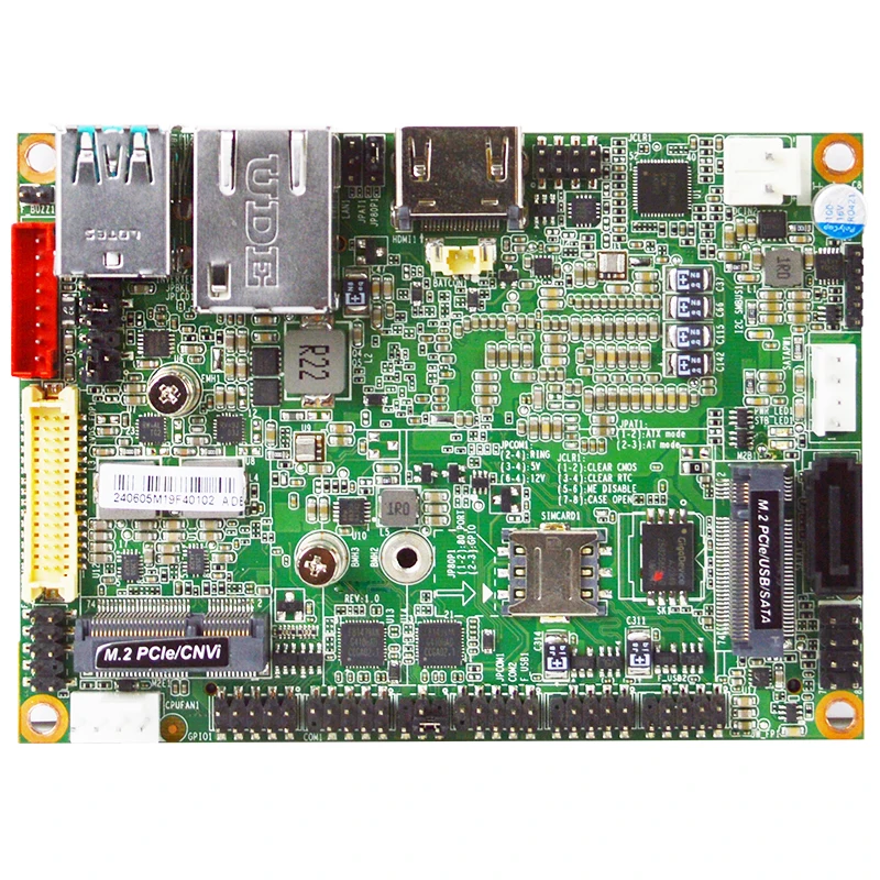 Pico ITX 2.5 Inch Intel N200 SBC Embedded Industrial Motherboard OEM ODM Win10/11 Linux X86 Integrated