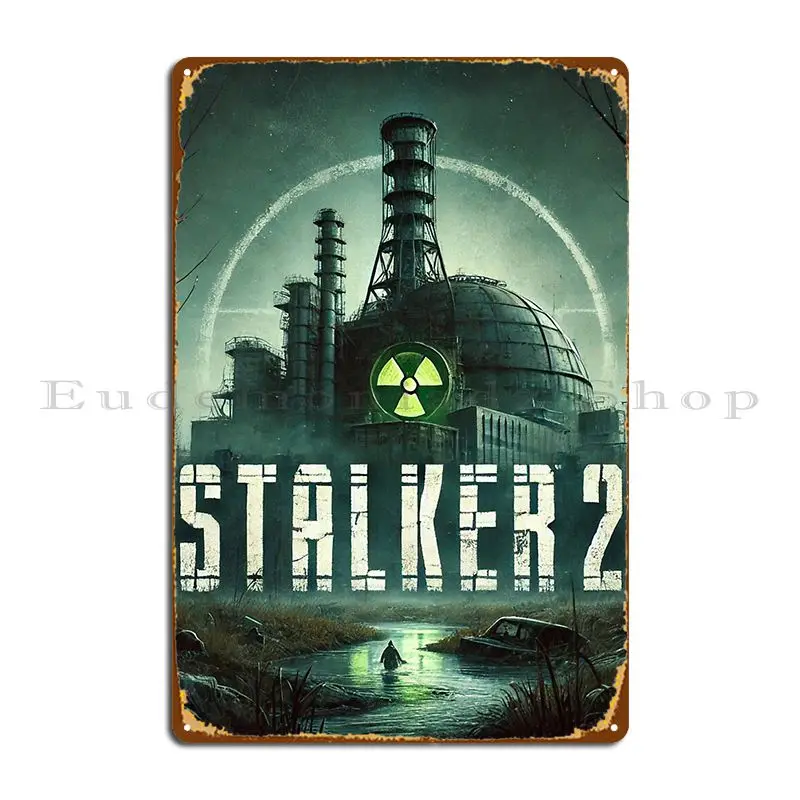 Stalker 2 Metal Plaque Party Wall Cave Wall Decor Personalized Club Tin Sign Poster