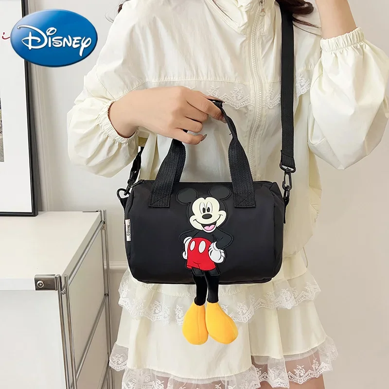 Disney 2025 nouveau sac à bandoulière pour femme Mickey Mouse mignon dessin animé sac de messager décontracté Mini sac Parent-enfant sac à main cadeau d'anniversaire