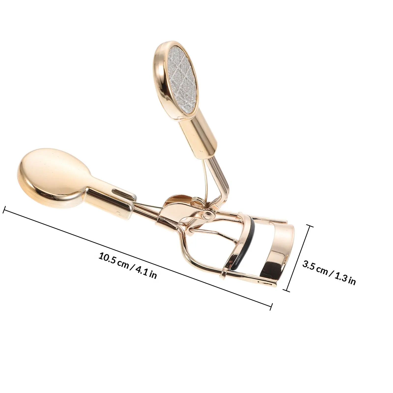 Professional Eyelash Curler Stainless Steel Glitter Design Easy Squeeze Hold Curl Tool for Flawless Makeup Long Term Durability