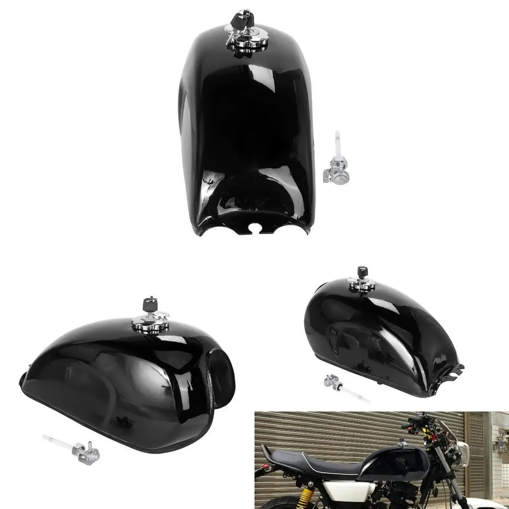 Black Motorcycle Gas Motorcycle Simple Installs for GN125 SR400