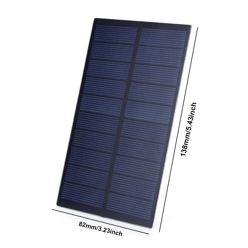 1.5W 5V Solar Panel DIY Battery Chargers Mini Solar System for 3.6-5V Tablet Panel Solar Toys/Lights Portable Solar Cell