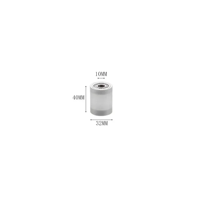 inner  8/10/15 Nylon bearing roller clamp wheel guide lifting pulley, positioning wheel, track wheel, and wire pressing pulley