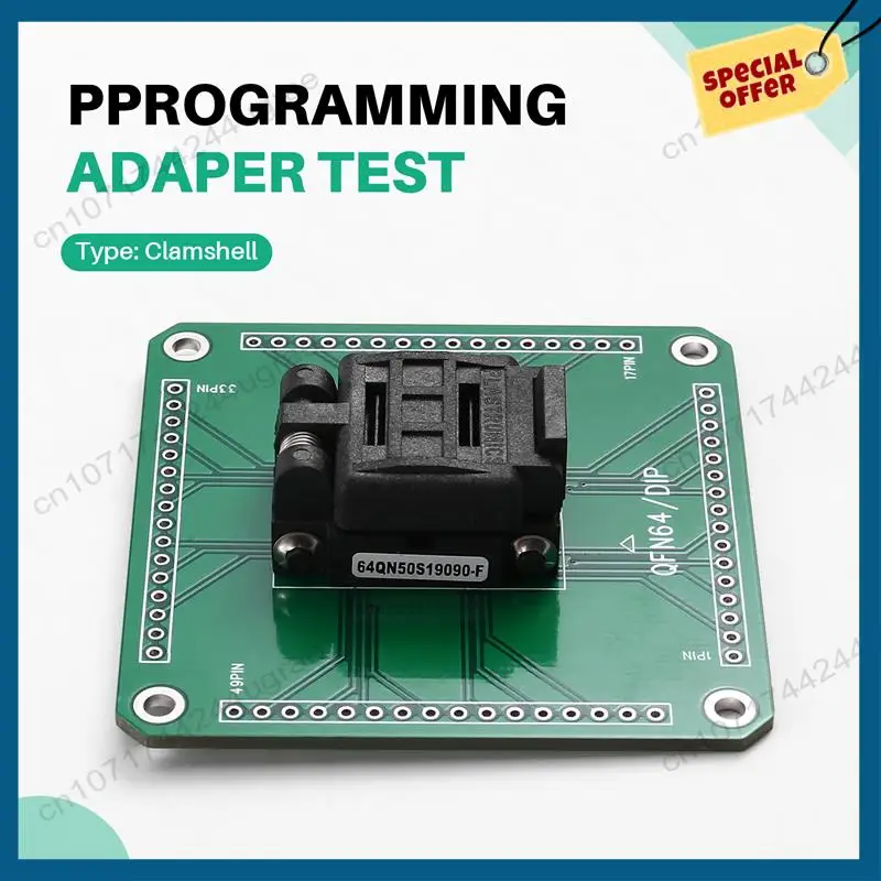 -A15I Plastronics IC Test Adapter 64QN50S19090 - QFN64 To DIP, 0.5Mm Pitch, Perfect For 9X9mm IC Package Burn-In view 4