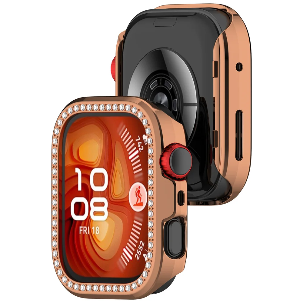 Per Huawei Watch Fit 4 Custodia cava Decorazione Custodia protettiva rigida per PC Supporto di ricarica con accessori per orologi Shell