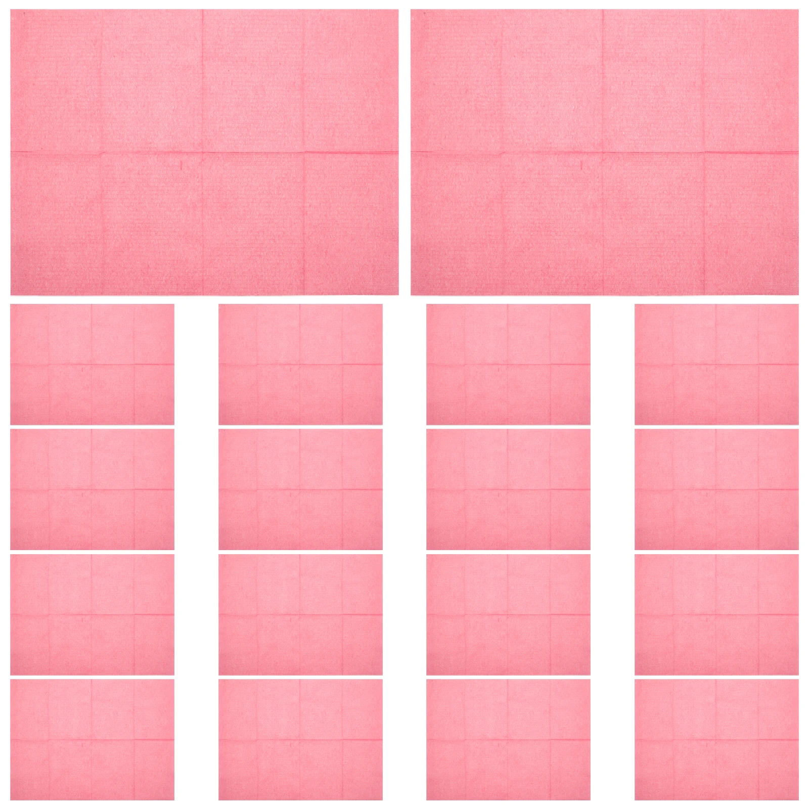 

20 pcs Disposable Tattoo Clean Pads Waterproof Oil-Proof Composite Film Table Covers For Tattooing Nail Art Salon Pink