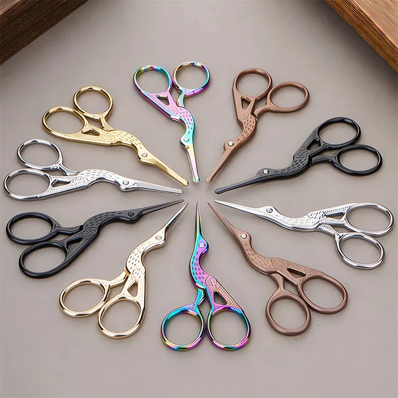 1PC, langlebige Vintage Schere Edelstahl Nähen Schere Mini Stickerei Schneider Schere Gewinde Schere Nähen Werkzeuge