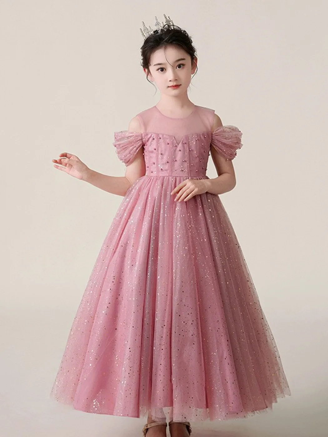 robe-de-princesse-elegante-pour-enfants-tenue-de-ceremonie-robe-longue-pour-fete-d'anniversaire-robe-de-demoiselle-d'honneur-petite-robe-haut-de-gamme-pour-filles-de-5-a-14-ans