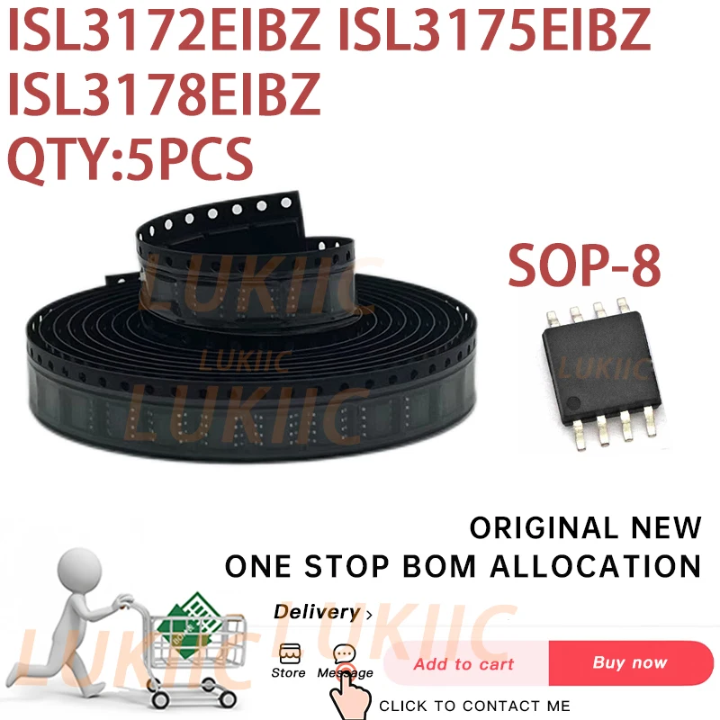(5 قطعة) 100% جديد ISL3172EIBZ 3172EIBZ ISL3175EIBZ 3175EIBZ ISL3178EIBZ 3178EIBZ
