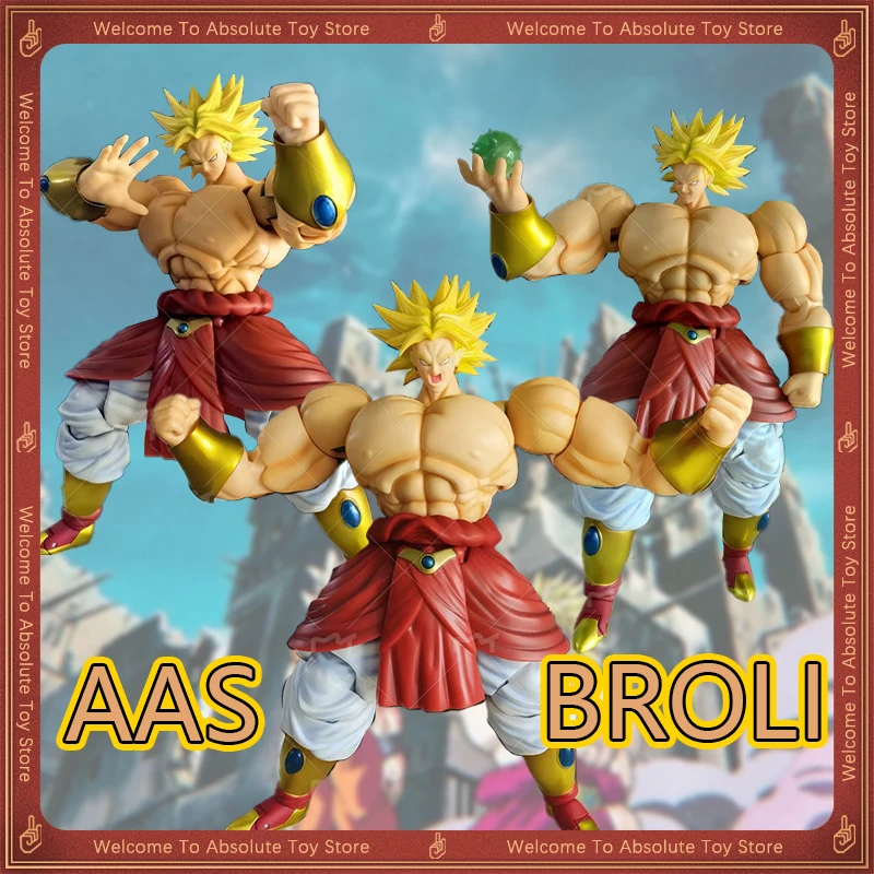 In Stock New AAS Studio 1/12 Dragon Ball Z Broly Action Figures S.H.Figuarts Broli Figurine DBZ SHF Collectible Model Toy Gifts