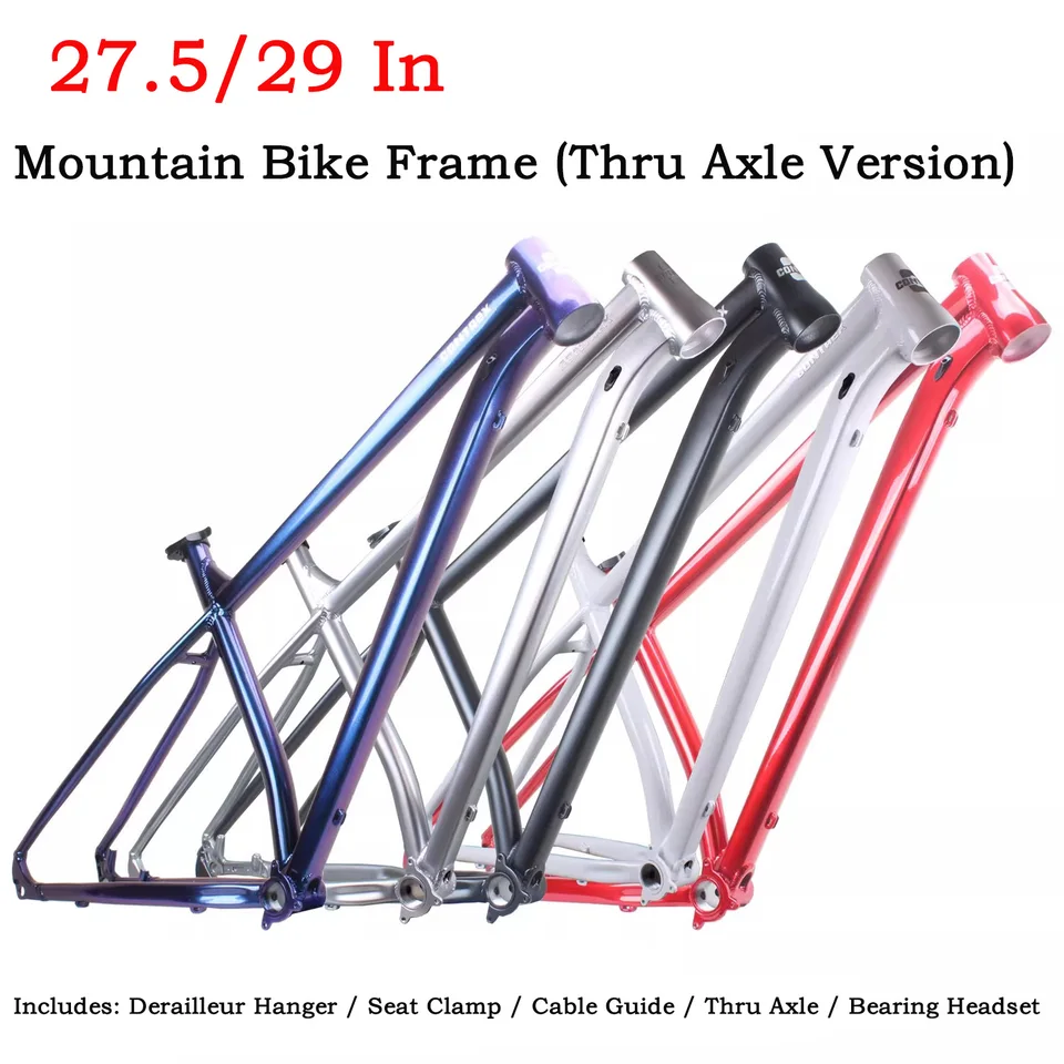 27.5/29 MTB Frame 6061 Aluminum Tapered Head Tube