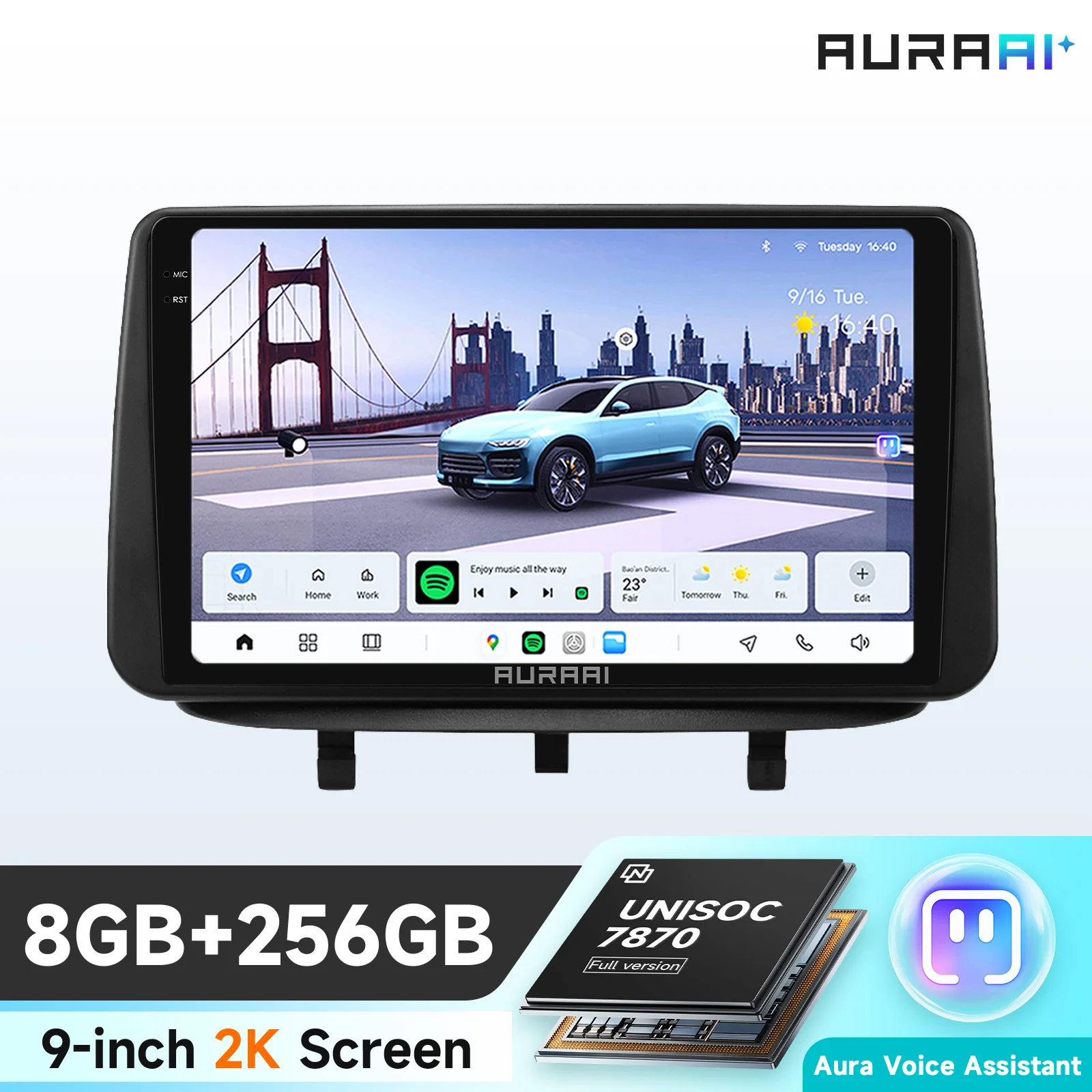 8Core 2.7GHz Carplay Android 13 Autoradio per Opel Meriva B 2009-2014 Multimedia 2K Schermo Intelligente ADAS + 360 Macchina Fotografica Doppio Microfono