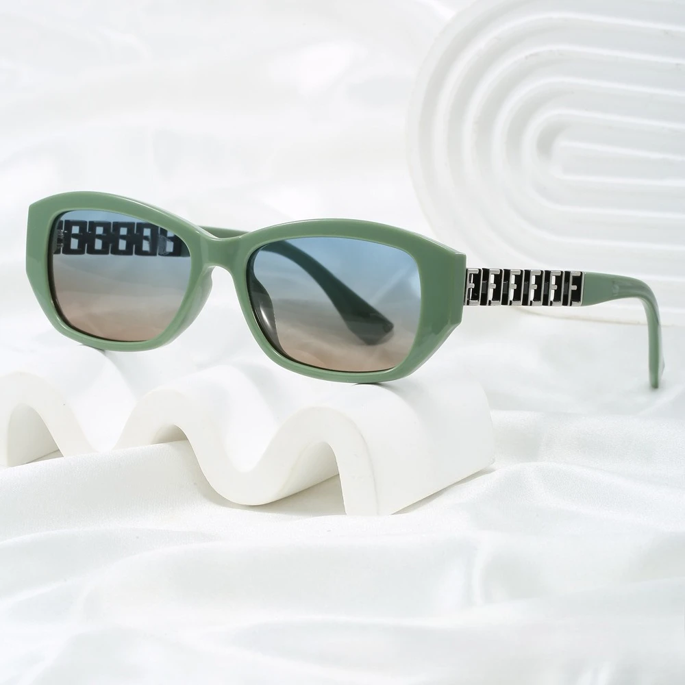 

​​2025 New Small Square Metal Hollow Sunglasses Polarized Unisex Street Fashion UV400 Protection Trendy Personalized Shades​​