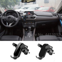 Universal Gravity Car Cell Phone Holder For Mazda 3 6 CX3 CX5 CX7 CX8 CX9 CX30 GPS Stand Air Vent Clip Mount Accessories