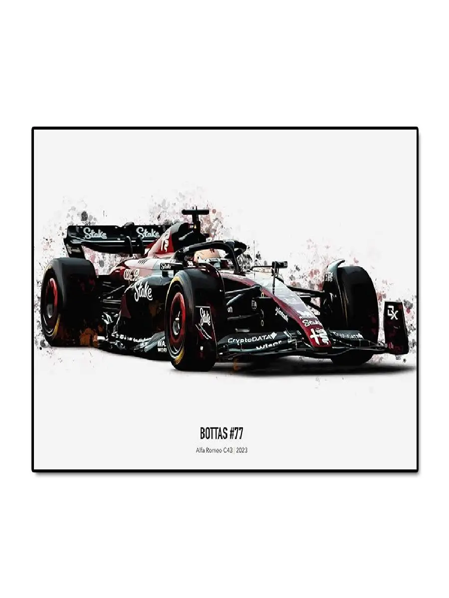 Formula Hamilton W  Leclerc SF Watercolor Racing Canvas Poster  Verstappen Sports Car Wall Art for Home Decor