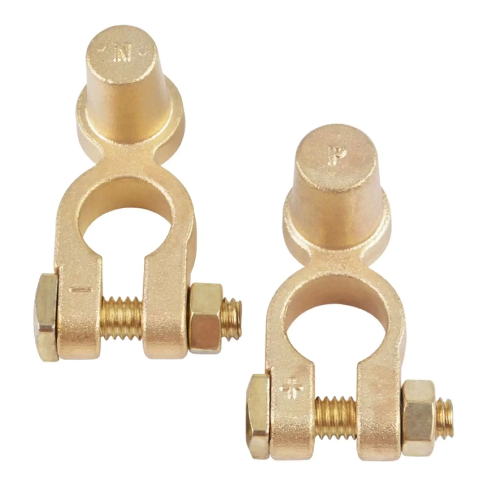 

Positive & Negative Battery Terminal Set Battery Pile Head Battery Terminal Clamps for Truck Marine Yachts Rvs Accessories