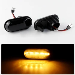 For Honda Accord Civic CRX Del Sol Fit Integra LED Dynamic Turn Signal Lamp Flowing Side Marker Light Indicator Car Accessories