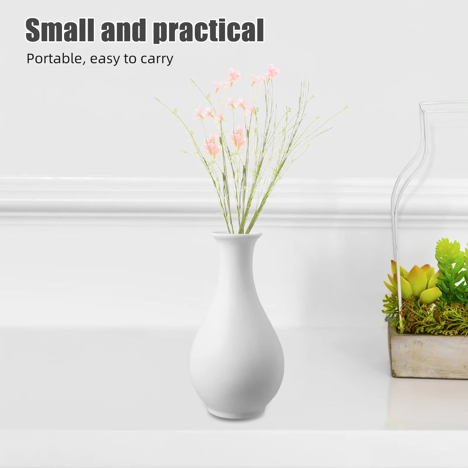 

3pcs Artificial Faux Flower Arrangements For Home Wedding Decor Garden Party Centerpieces Living Room Decoration