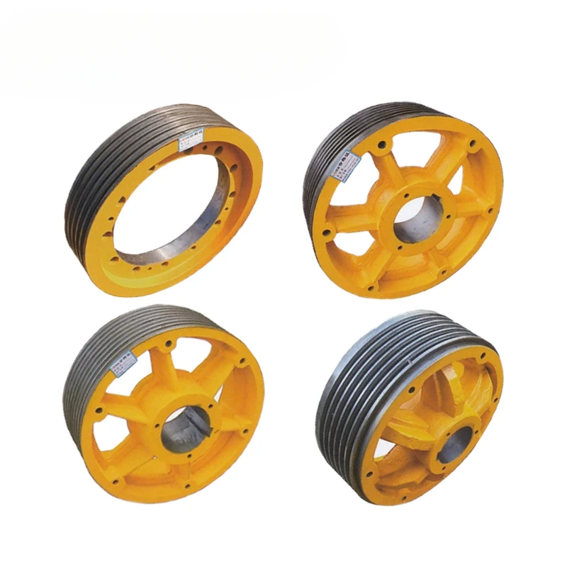 High Quality  Elevator Pulley Traction Sheave Drive Wheel Lift Elevator Spare Parts