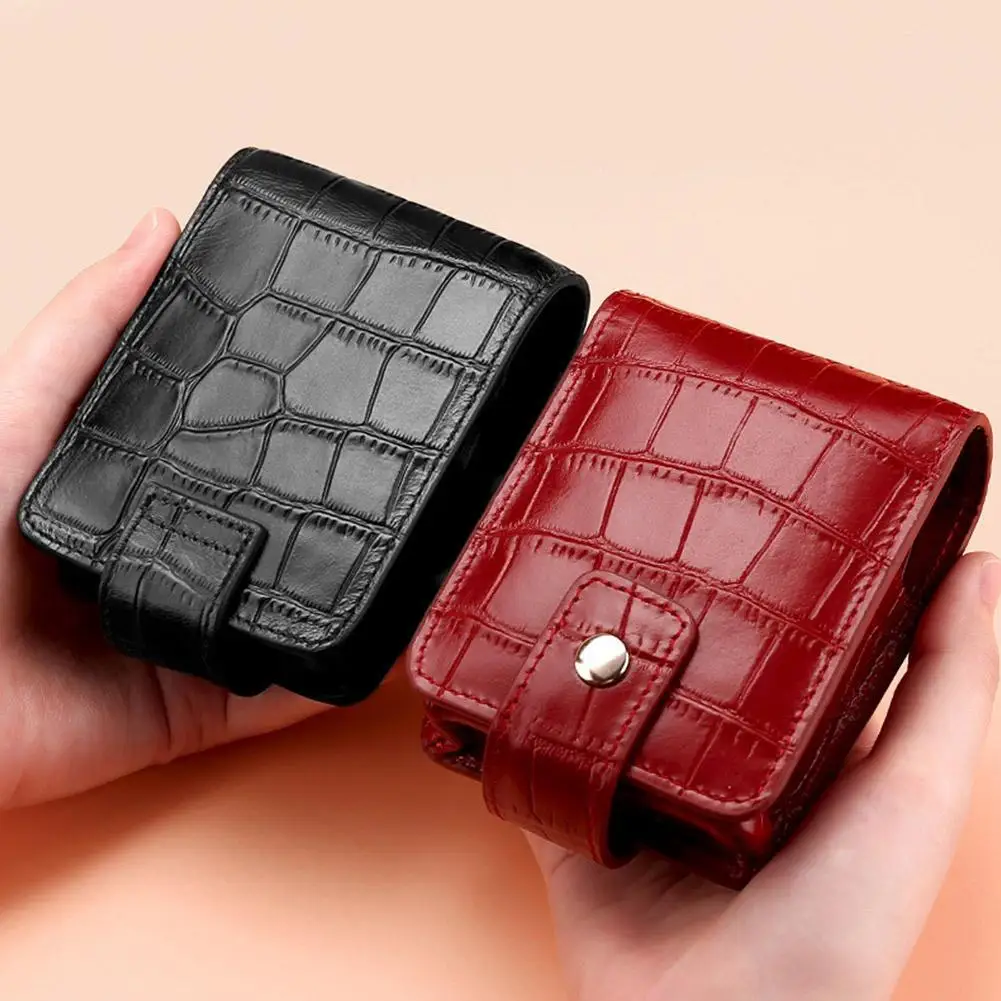 PU-Lippenbalsam-Tasche Schlüsselanhänger-Halter Schutzhülle Mini Tragbare Schlüsseltasche Lippenstift-Kosmetik-Aufbewahrungstasche – Detail 7
