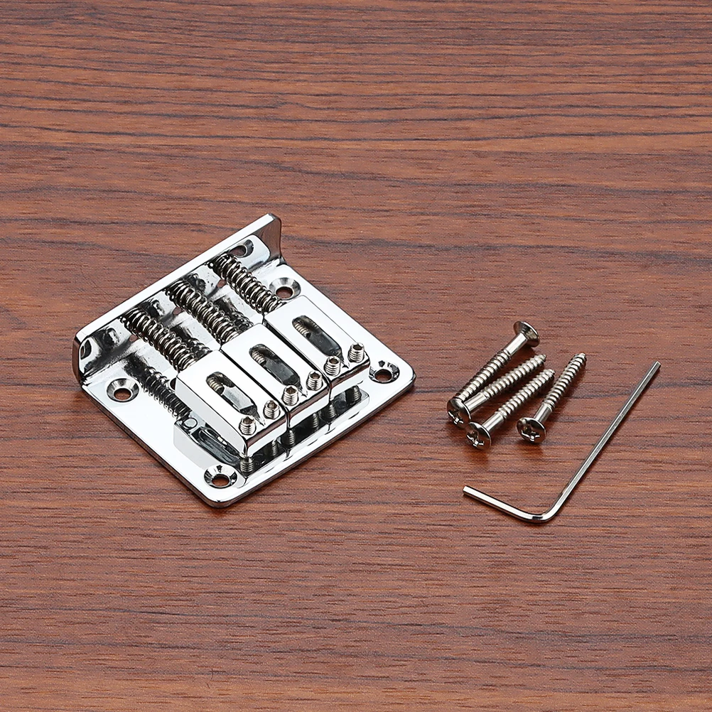 

Guitar Bridge Electric Accessories Tailpiece for Saddle Durable Round Saddles Parts