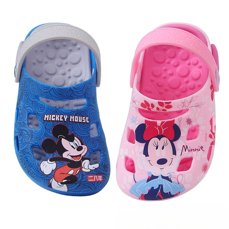 

Disney girls princess cute Mickey Mouse slippers non-slip soft bottom sports shoes for girl gift